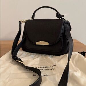 Kate Spade Black Leather Crossbody Bag